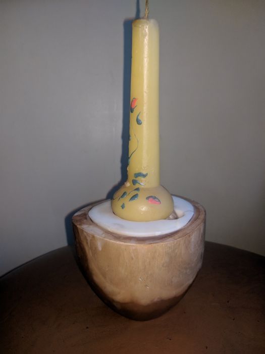 Винтажная бронзовая лягавая