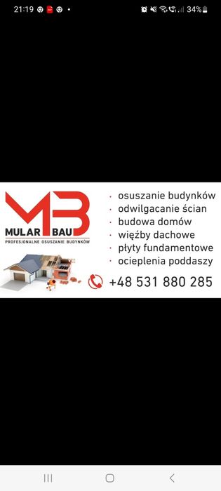 Osuszanie Budynków Odwilgacanie Ścian Izolacja pozioma Budowa domów