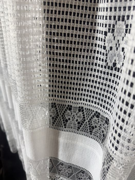 Тюль на кухню белая, гардины на метраж