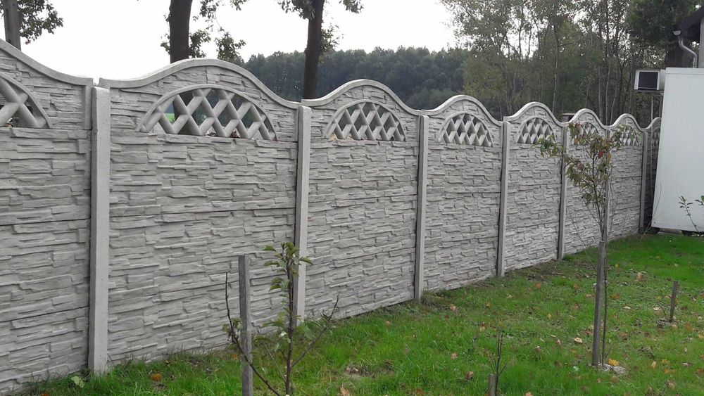 Promocja na ogrodzenie betonowe, Płot betonowy na 4 płyty