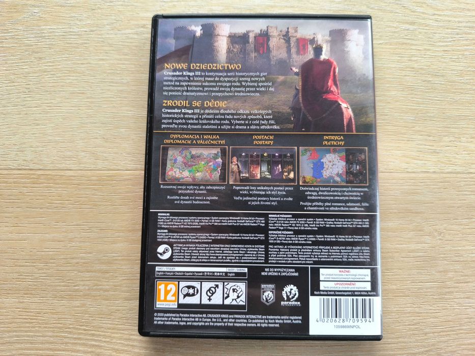 Crusader Kings III [PC] Polskie Wydanie Premierowe - BOX
