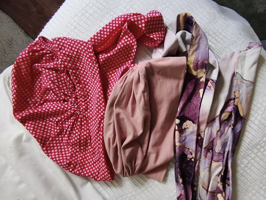 Czepek turban dwie sztuki