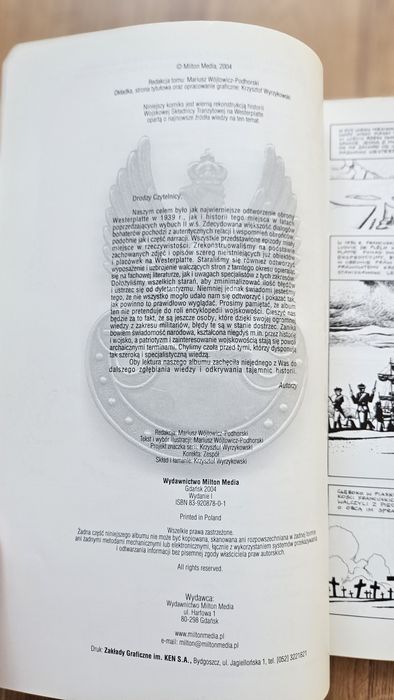Westerplatte Załoga Śmierci komiks kroniki epizodow wojennychtom 1