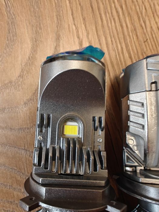 Rayton S5 Pro H4 120w. Світлодіодні міні лінзи мини линзы. Комплект