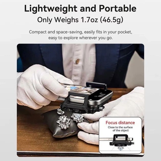 Мікроскоп об'єктив для смартфона 200X Apexel APL-MS200