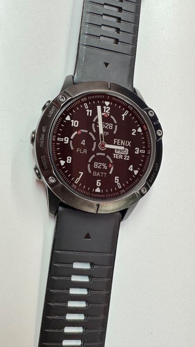 Garmin fēnix 6X Sapphire em excelente estado. Vidro Sapphire sem qualquer risco.