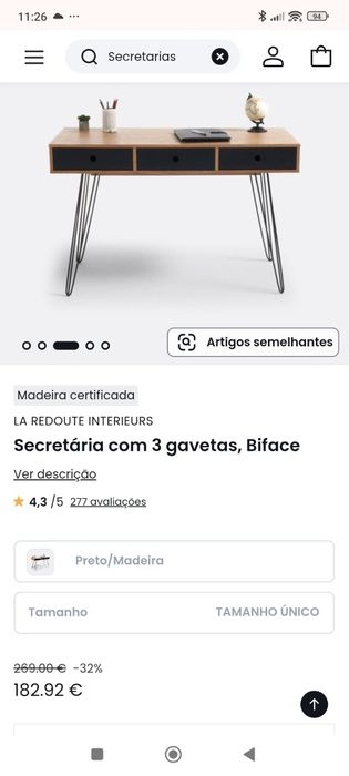 Secretaria de quarto