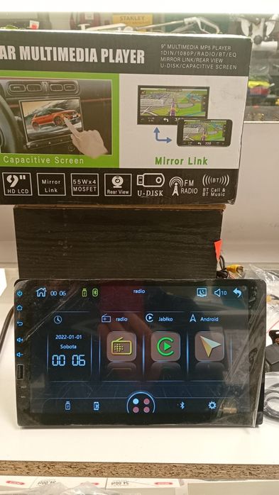 Dotykowe radio samochodowe multimedialny odtwarzacz Q3570 CarPlay Android Auto Komis Madej Dębica