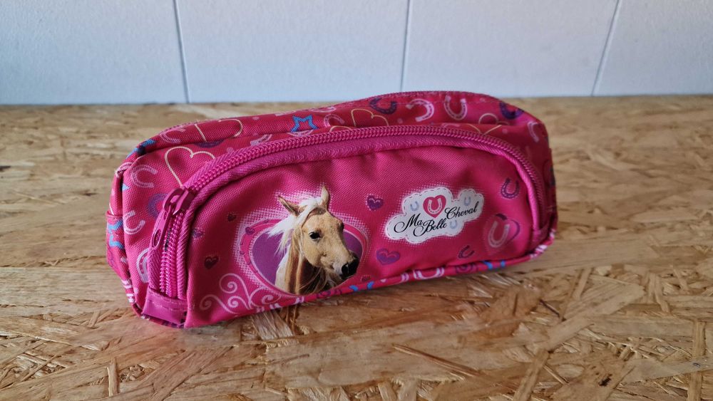 Piórnik szkolny Motyw konia Dla dziewczynki