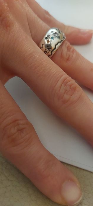 Anel de prata Mamã Forever