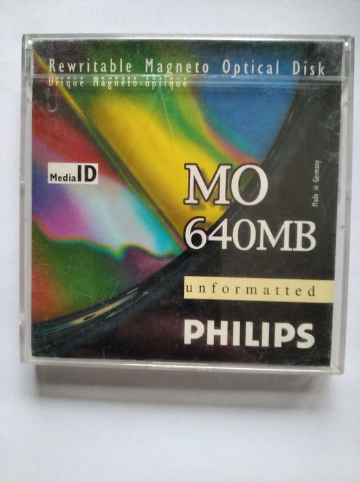 Магнитооптический дисковод, MO диски 640 Мб, магнітооптичні диски.  .