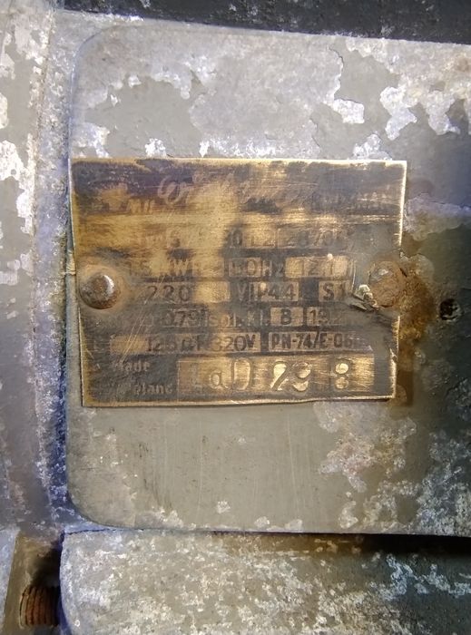 Silnik elektryczny jedno fazowy 1,5 KW