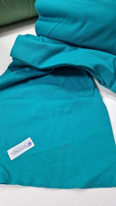 Dzianina tunel turkus 37 cm.(74 cm.)