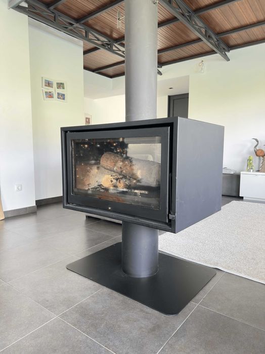 Recuperador de Calor Central Moderno (Ilha) + 6m Chaminé