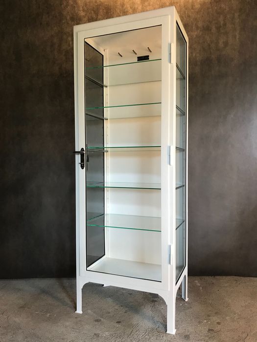 Witryna LOFT szafa INDUSTRIALNA przeszklona szafka medyczna