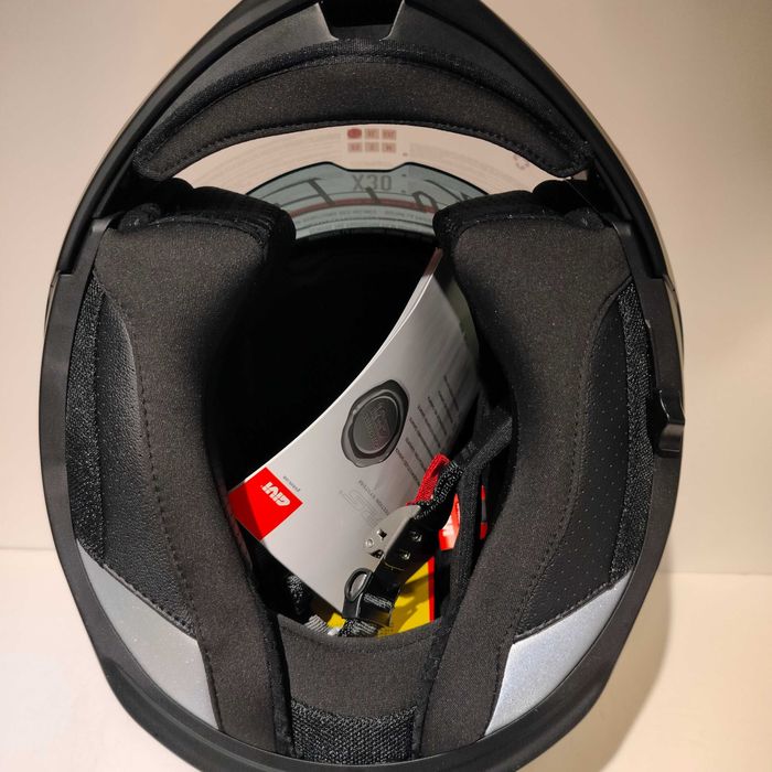 Capacete GIVI X30 modular flip-back c/Pinlock mota scooter novo
