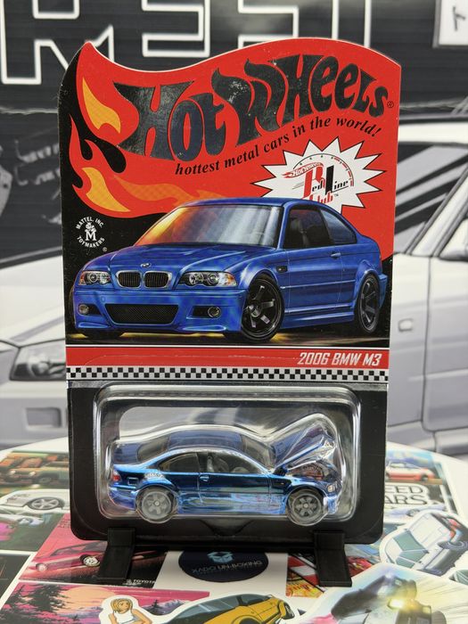 Hot Wheels - RLC - 2006 BMW M3 (Blue) - BOX 23