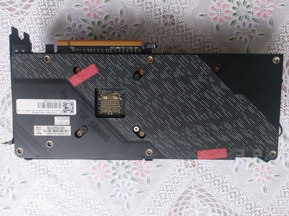 Відеокарта Asus PCI-Ex Radeon RX 5700 XT TUF Gaming X3 OC 8GB GDDR6 (256bit) (1730/14000) (HDMI, 3 x DisplayPort) (TUF 3-RX5700XT-O8G-GAMING)