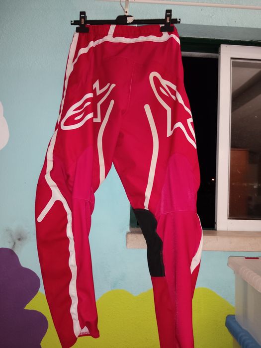 Conjunto Motocross Alpinestars Fluid – Camisola M + Calças 34 | Excelente Estado