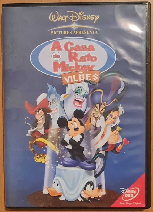 Filme DVD original A Casa do Rato Mickey - Vilões