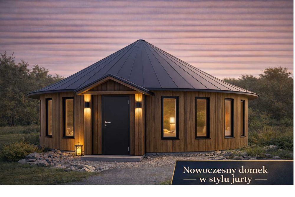 Dom modułowy  35 m² + antresola | CLT | projekt indywidualny