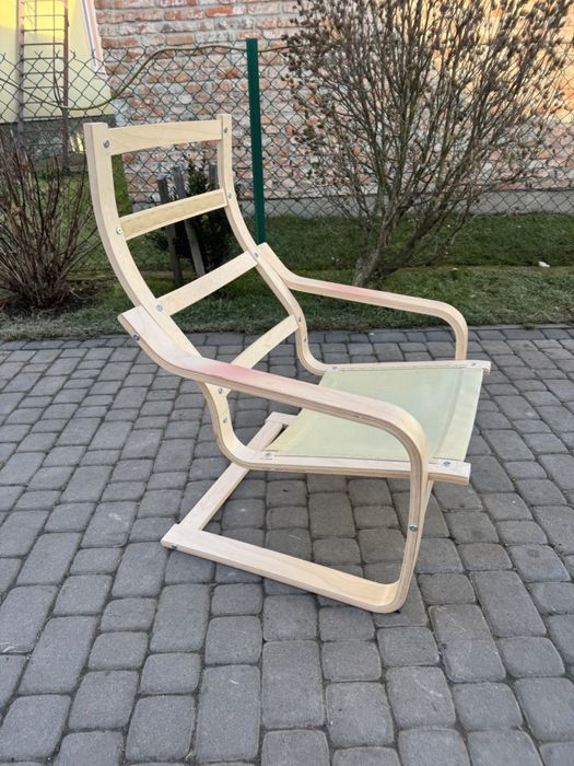 Крісло качалка Ikea крісло гойдалка шкіряне