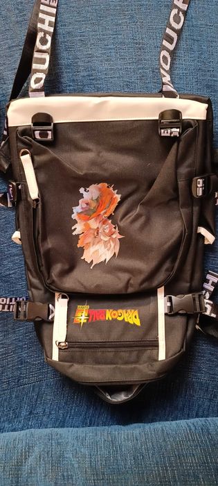 Mochila escolar com ligaçao usb e phones Dragon Ball Z Super NOVA