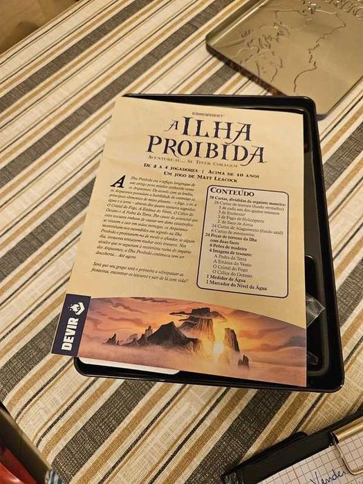 Jogo tabuleiro Ilha Proibida
