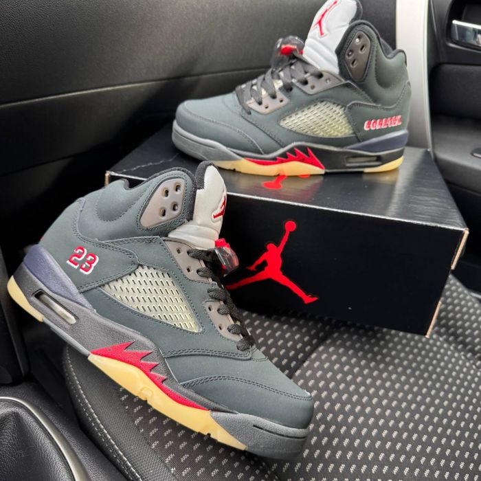 Чоловічі термо кросівки джордан Air Jordan 5 retro black Gore Tex