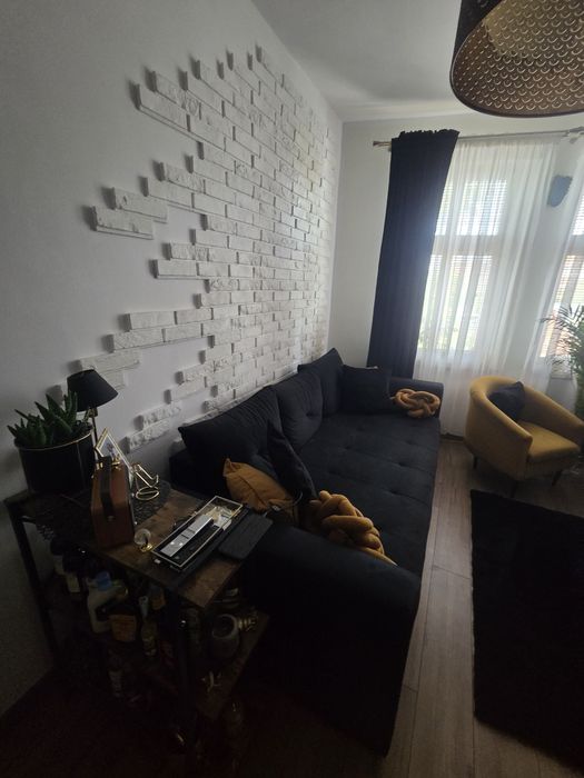 Fotel musztardowy plus gratisy