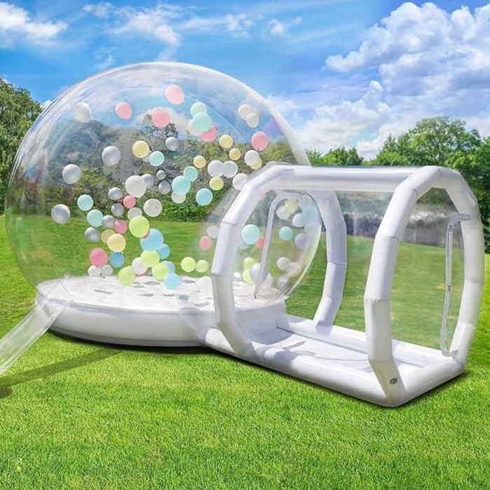 Insuflável Bubble House com trampolim