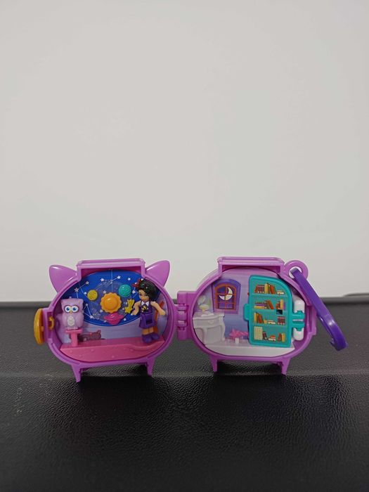 Ігровий набір Polly Pocket Пісочний замок та Polly Pocket Pet Connects Owl Compact