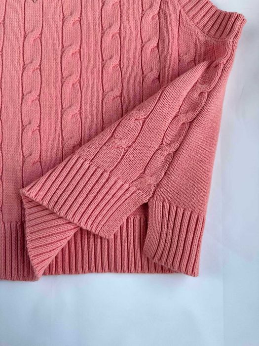 Sweter kamizelka swetrowa Monki 100% bawełna cotton różowy