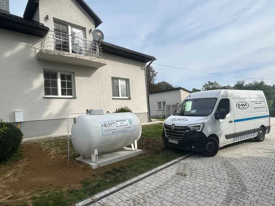 Zbiorniki na gaz do ogrzewania, instalacje gazowe, LPG