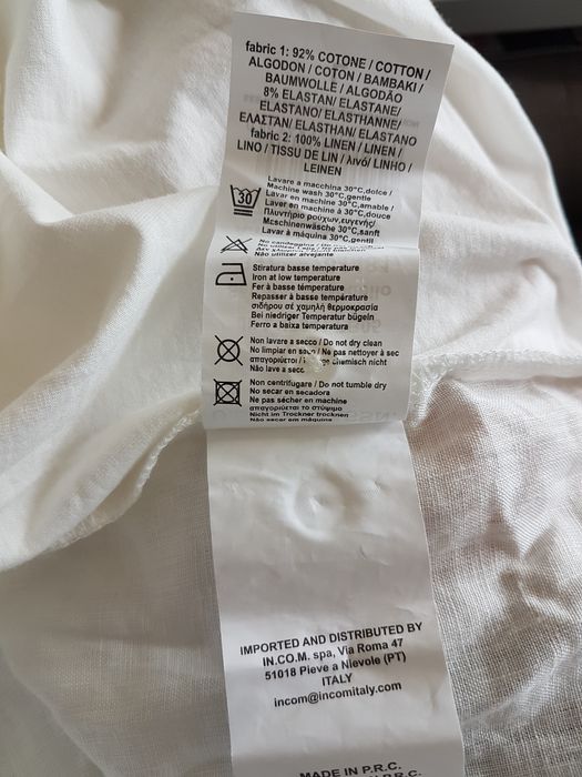 Koszulka polo jak nowa U.S. Polo ASSN. biała/ecru, r. L,