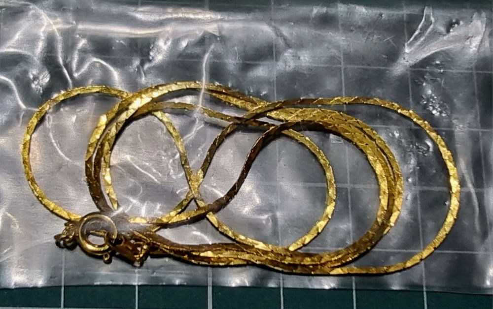 Pozłacane łańcuszki - 20 sztuk