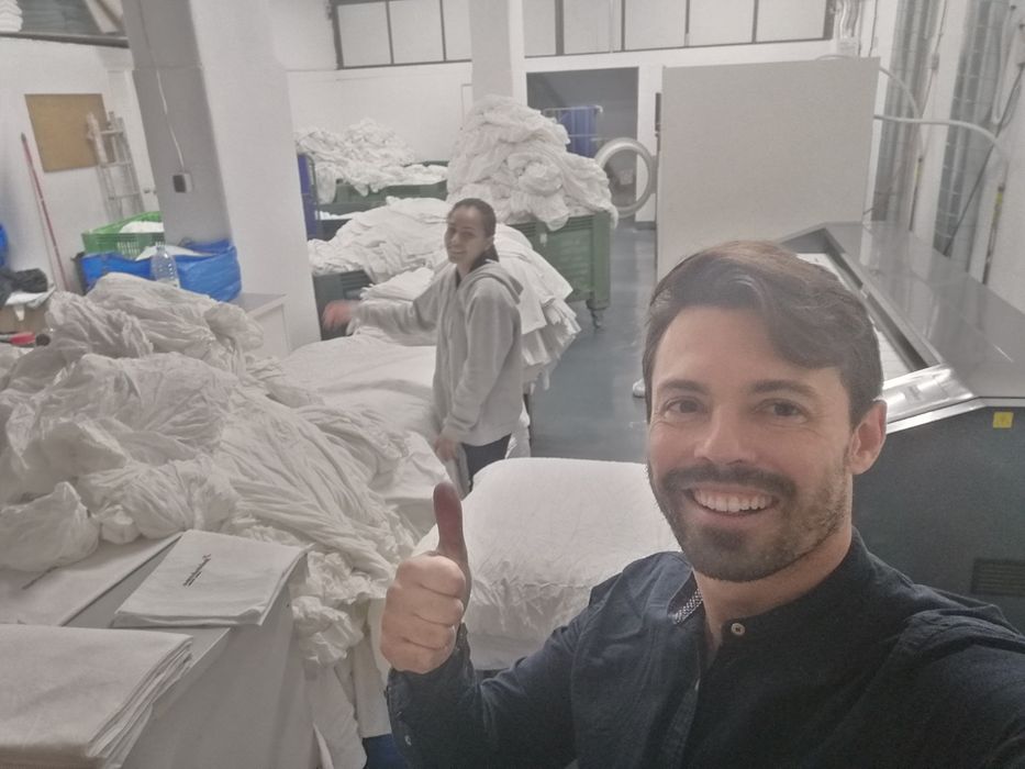 Lavandaria industrial alojamento local e lares