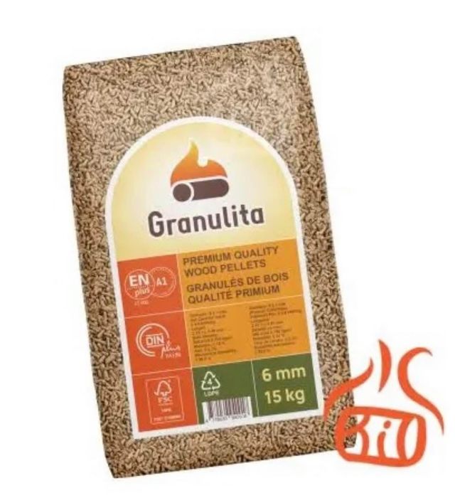 Pellet Granulita DOSTĘPNY 100% Sosna olczyk