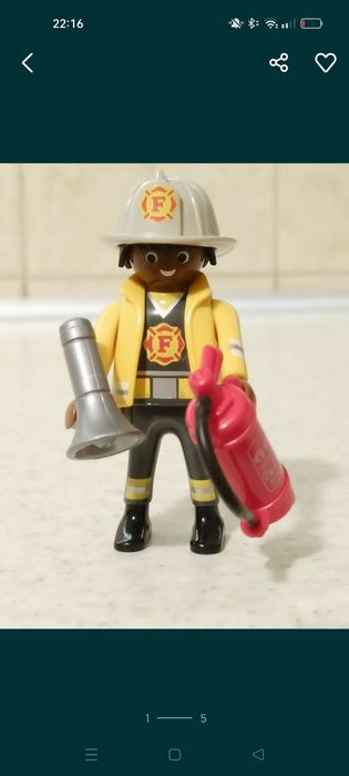 Zestaw 4 figurek Playmobil - strażacy
