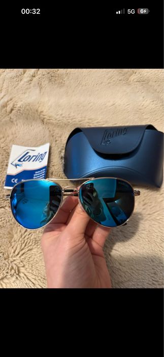 Óculos de sol com lentes azuis Loring