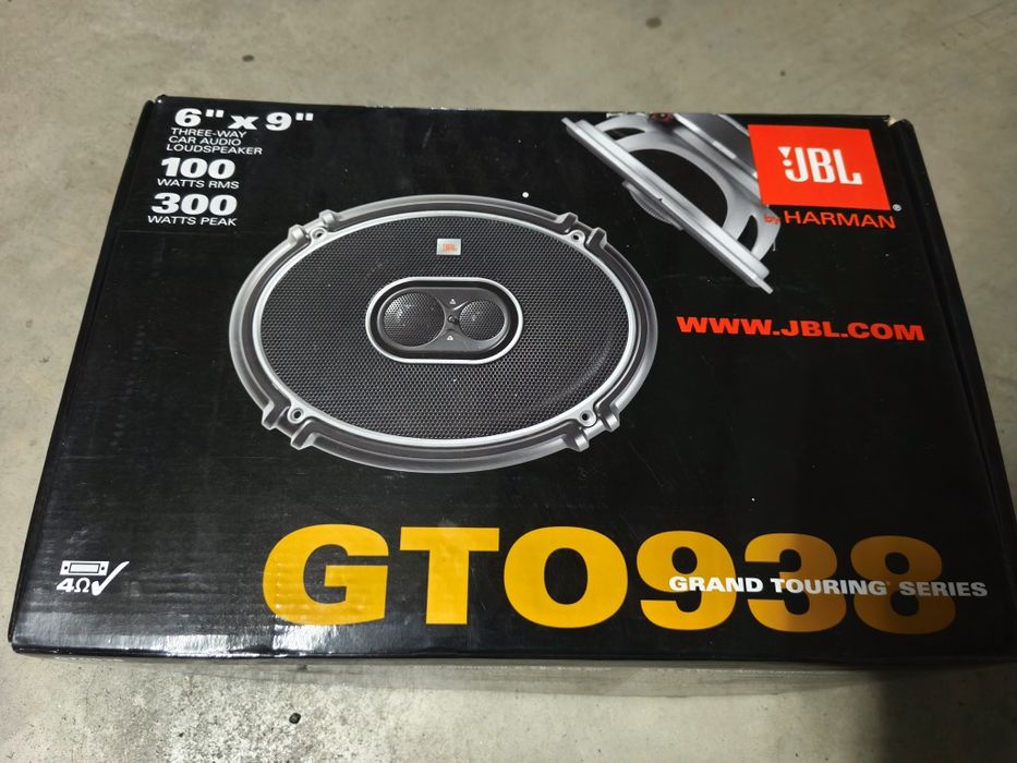 Colunas JBL GTO938 (6x9”) – Como Novas | Caixa + Grelhas Nunca Usadas