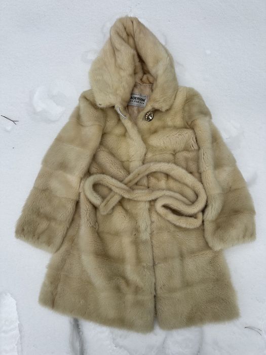 Шуба норка поперечка трансформер