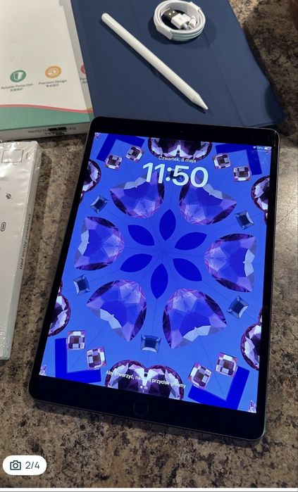 Tablet iPad Apple Retina 10” + NOWY RYSIK 2 gen - PROCREATE - idealny