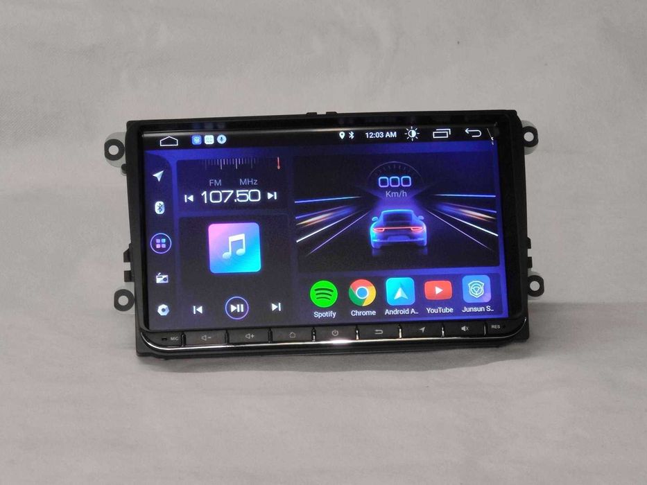 VW Seat Skoda Rádio Android 9" CarPlay Android Auto sem Fios GPS