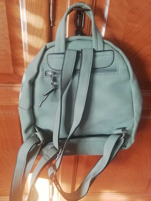 Mochila pequena Paco Martinez verde pastel