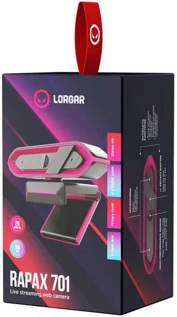 Вебкамера Lorgar Rapax 701 pink