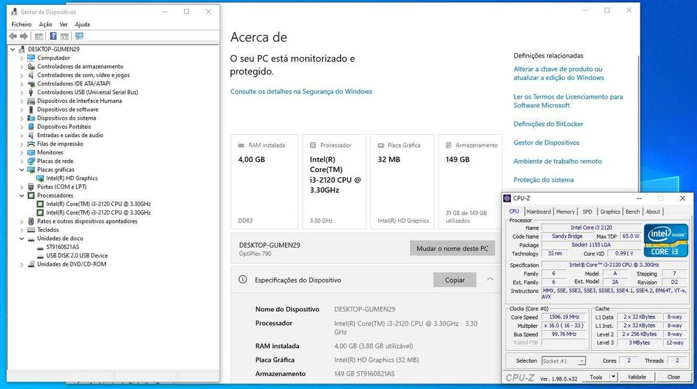 Torre Desktop Dell i3