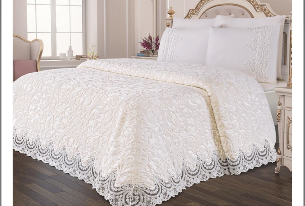 Покривало турецьке кремове