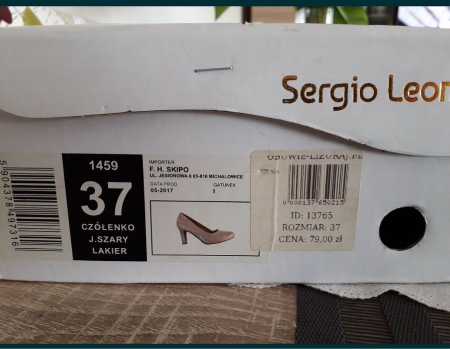 Czółenka buty damskie 37