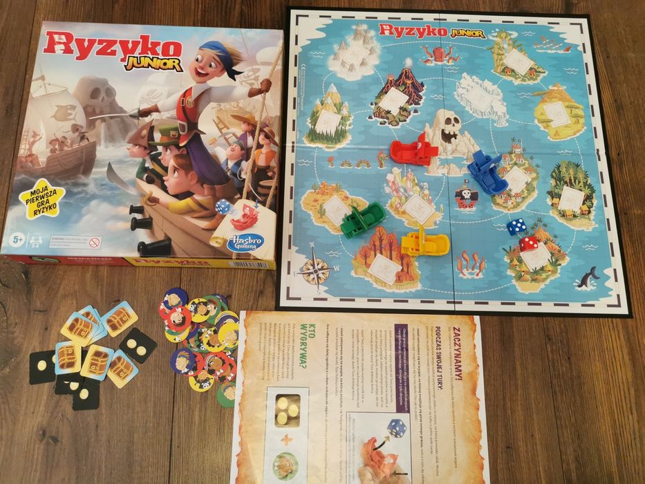Ryzyko gra przygodowa Hasbro 5+ stan bardzo dobry